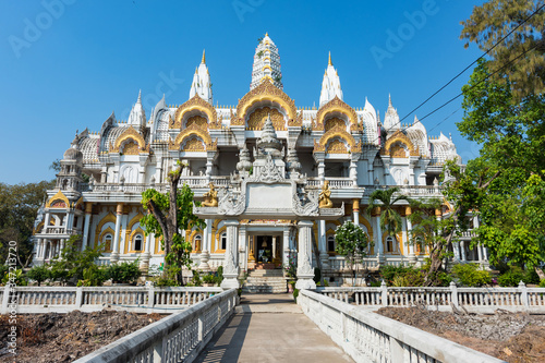 Beautiful church of Wat Phai Rong Wua