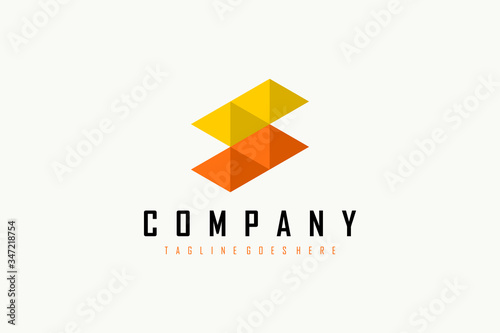 Abstract Initial Letter S Logo. Orange and Yellow Geometric Triangular Origami Style isolated on White Background. Usable for Business and Technology Logos. Flat Vector Logo Design Template Element. Free Download Abstract Initial Letter S Logo. Orange and Yellow Geometric Triangular Origami Style isolated on White Background. Usable for Business and Technology Logos. Flat Vector Logo Design Template Element. - GFXLoad