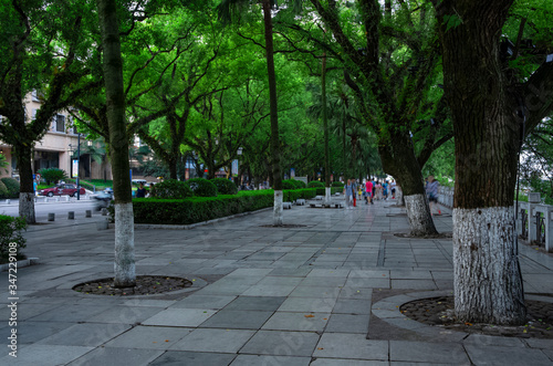 street in the city of guilin