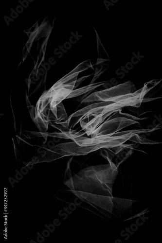smoke on black