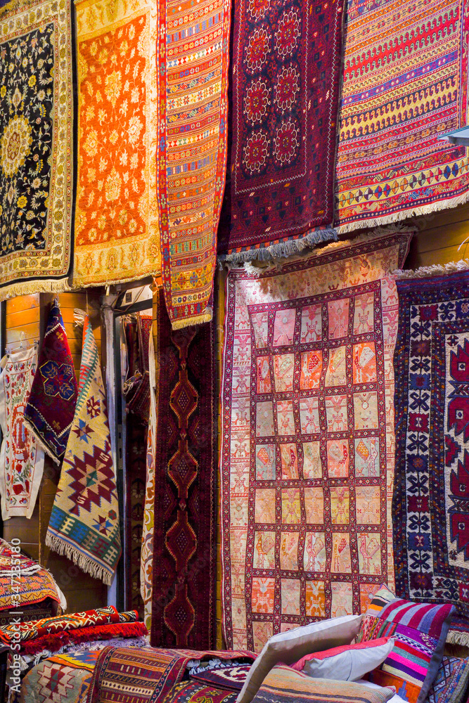 Turkish rugs, kilims and carpets.