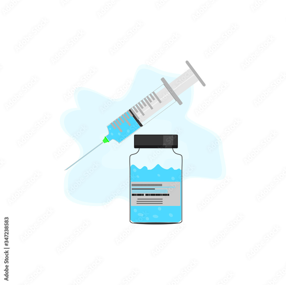 medical syringe vaccine. medical syringe vaccine.