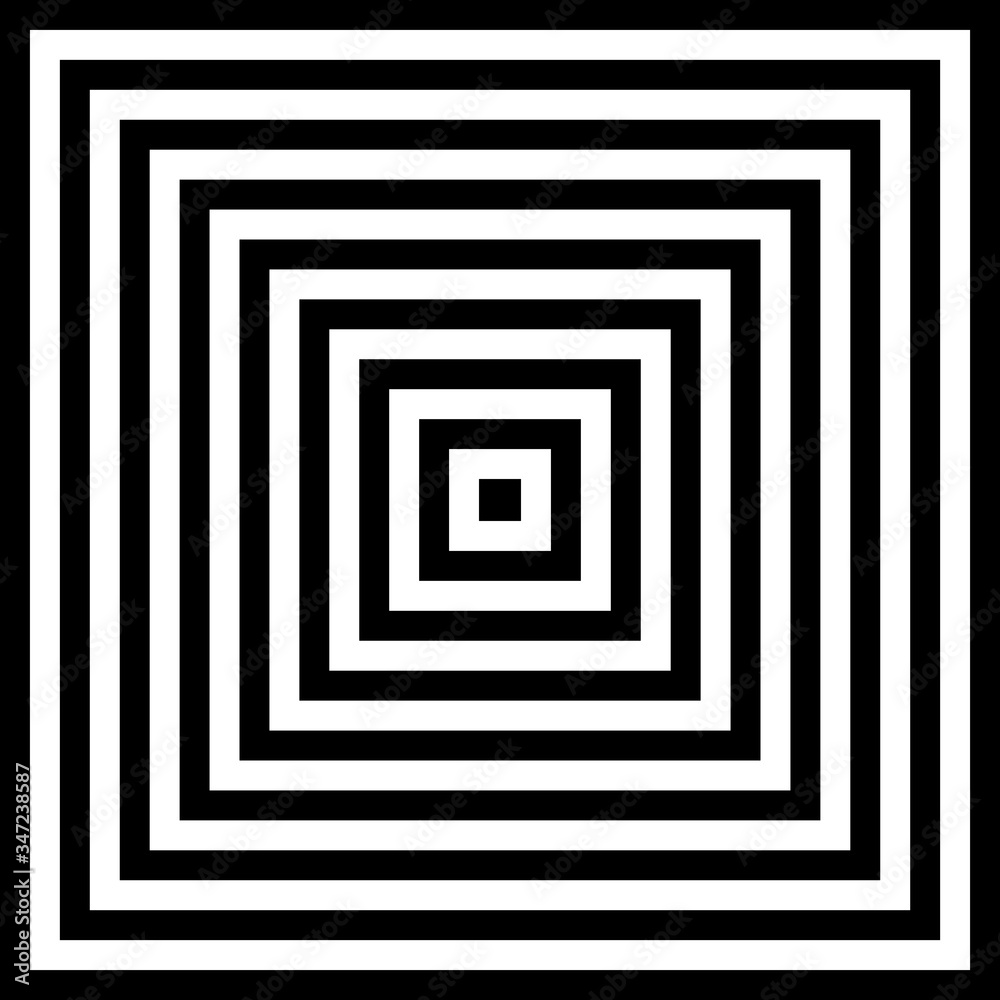 Optical art. Geometric background. Black and white lines. Optical art. Geometric background. Black and white lines.