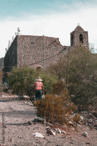 Mission Santa Rosalia. Mulege. Baja California Sur. Mexico. photo