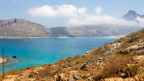 view of the island of Crete from Gramvousa island