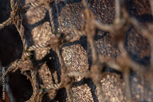 Fischerreiausrüstung in der Nahaufnahme