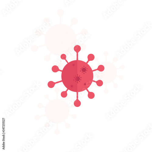 coronavirus icon design vector illustration. Coronavirus covid 19, 2019 nCoV photo