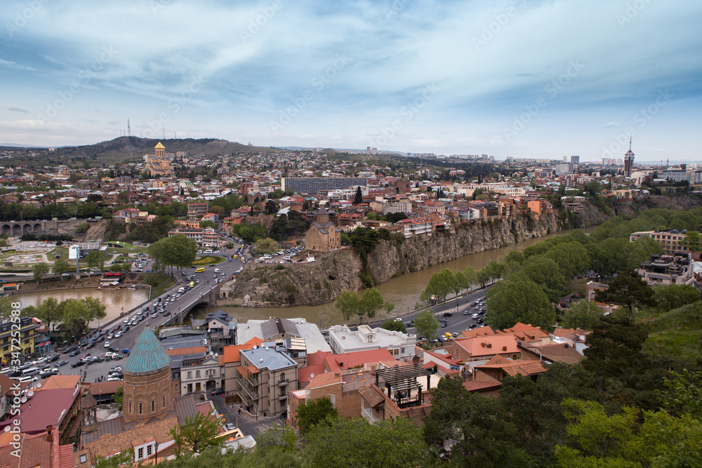 Panorama of Tbilisi, Georgia