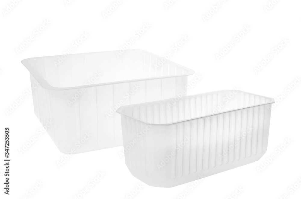 Plastic food container.