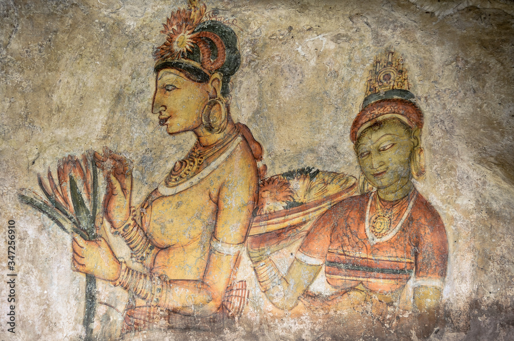 Sigiriya painting