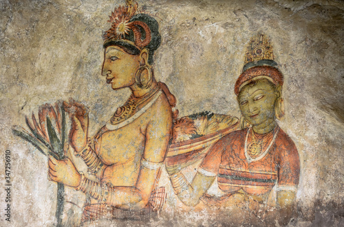 Sigiriya painting