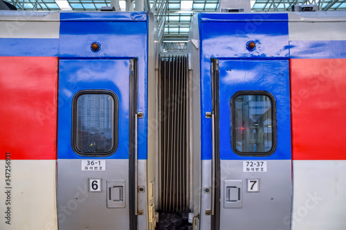 Korail Trains In Seoul Station photo
