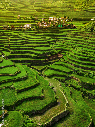 Fotografie Ancient Ifugao rice terraces at Batad in northern Luzon, Philippines