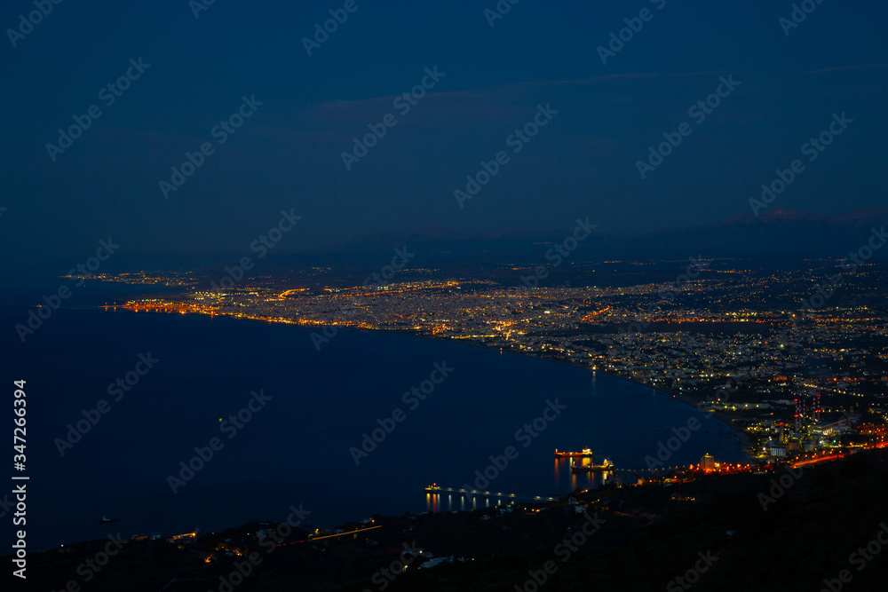VIEW OF HERAKLION CITY FROM ABOVE