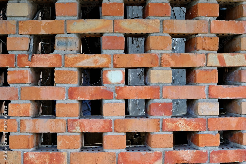 Original brick wall,Background, texture
