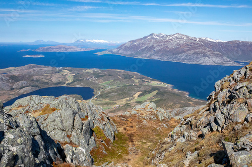 Mountain hike to Mofjellet in Northern Norway 