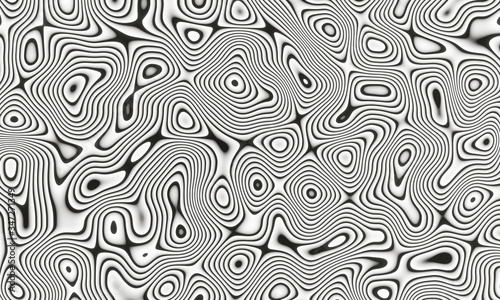 Black and white Damascus st...