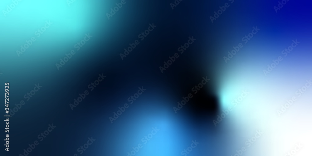 Dark BLUE vector abstract blurred background. Creative illustration in halftone style with gradient. Completely new design for your business.