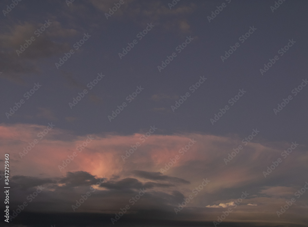 rainbow and clouds