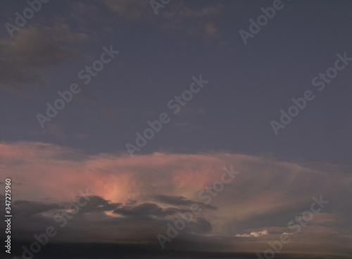 rainbow and clouds