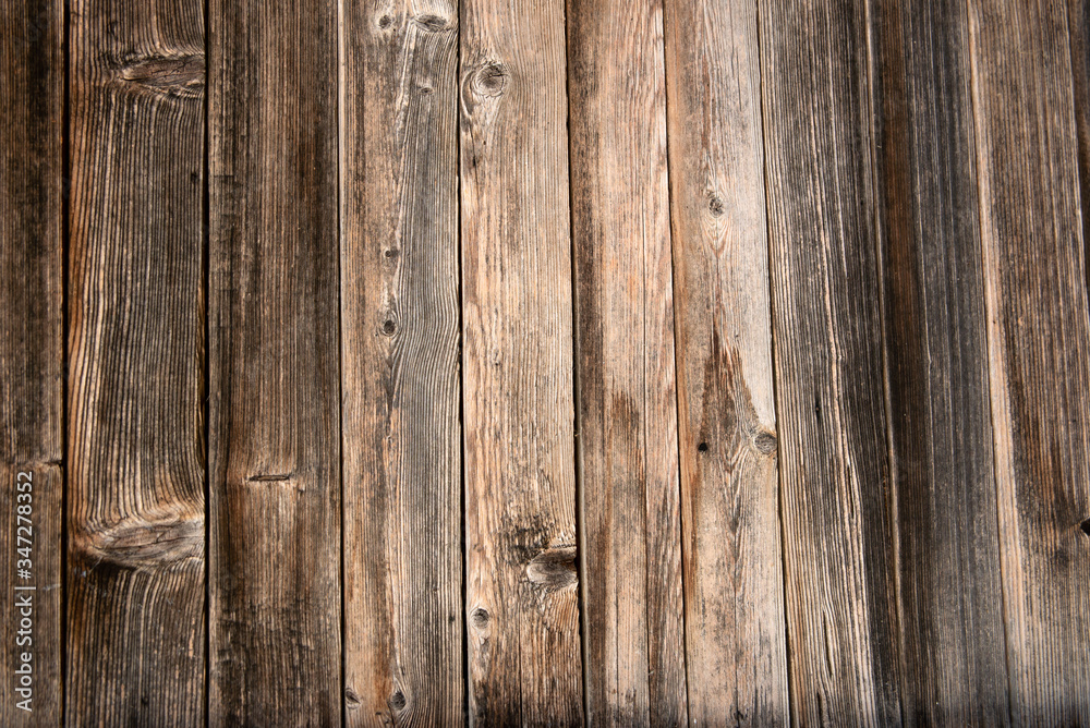 Fototapeta premium Wood texture background, wood planks. vertical old boards