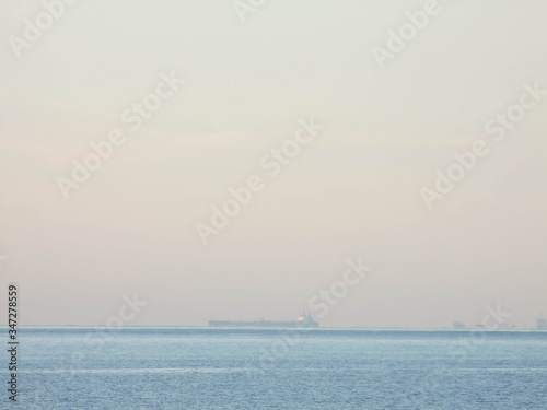 ship in the sea
