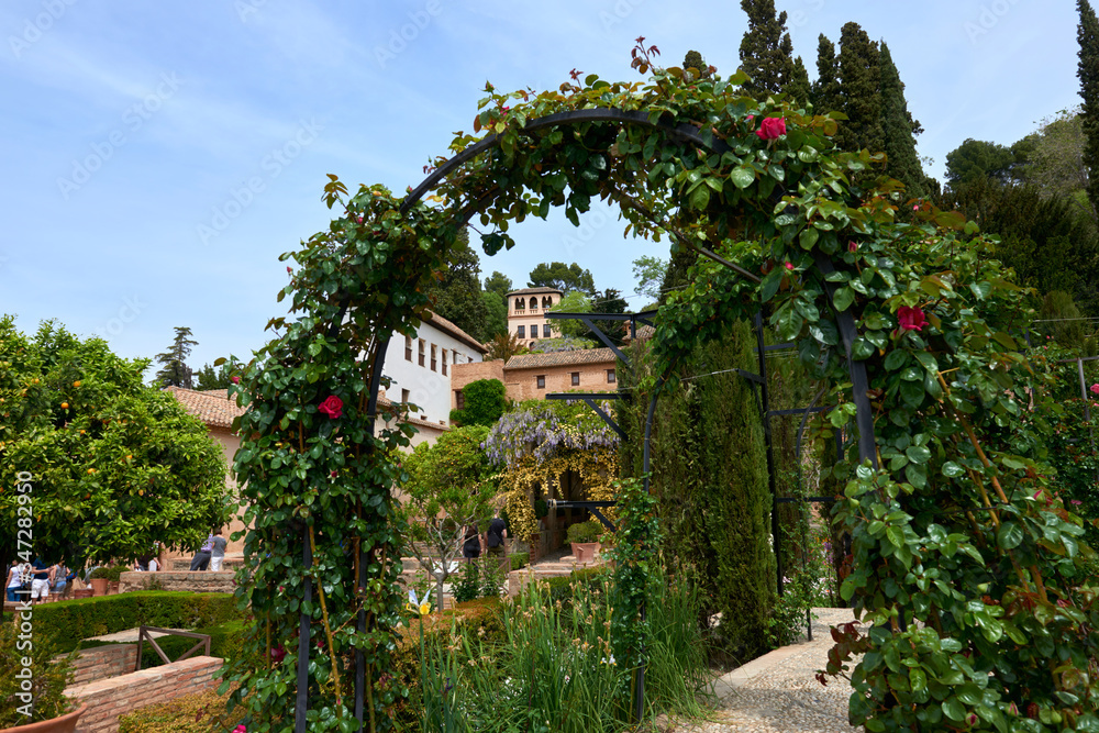 A garden in the Alhambra