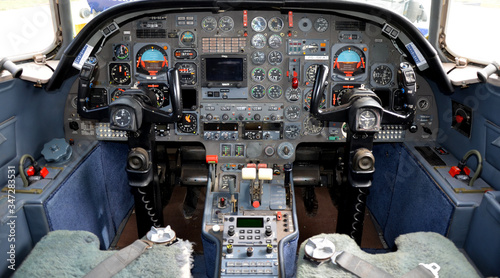 Falcon 10 cockpit close up