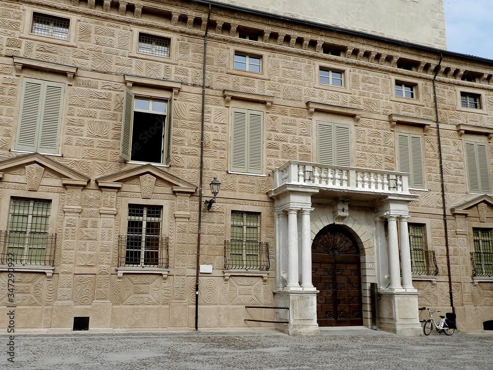 Mantua, Italy, Palace in the Piazza Canossa