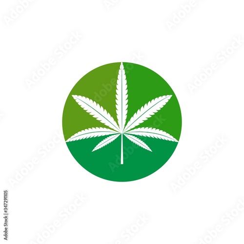 canabis leaf logo