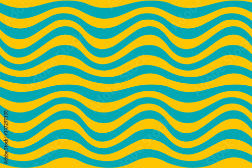 Background of wavy lines. Stock illustration of striped repeating pattern. 