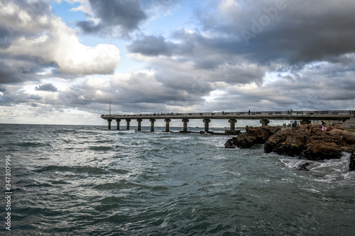 Shark Rock Pier at Port Elizabeth  Eastern Cape  South Africa