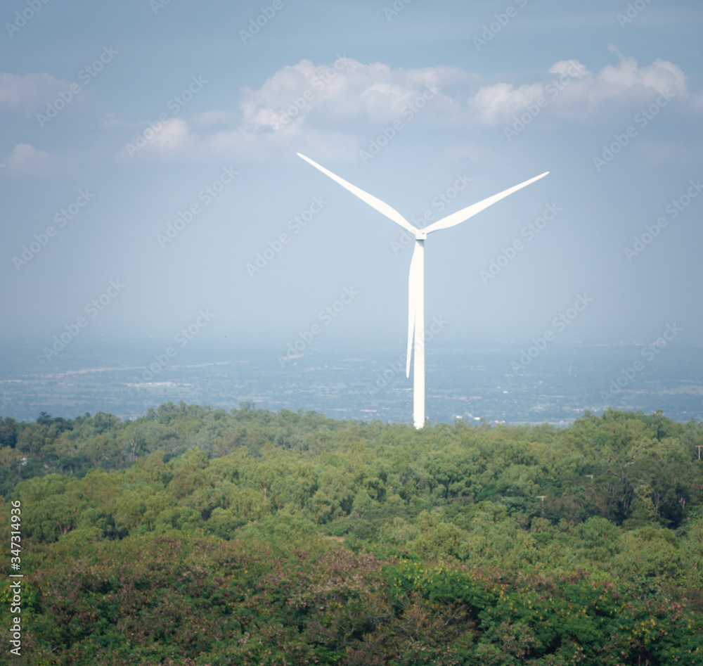 Electricity production with wind turbines, Natural energy. Electricity production with wind turbines, Natural energy.