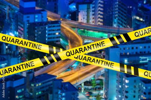 Quarantine city. Concept - ...