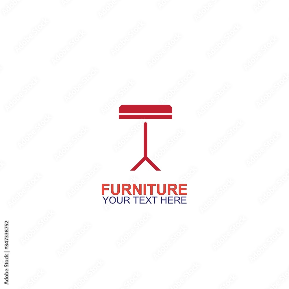 Modern Furniture Vector Logo template Modern Furniture Vector Logo template