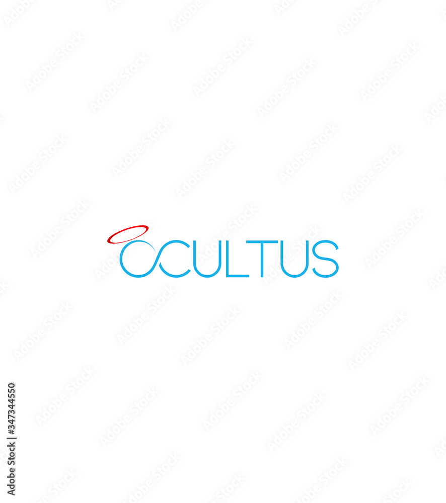 Abstract modern Ocultus lingerie brand logo template, Vector logo for business and company identity 