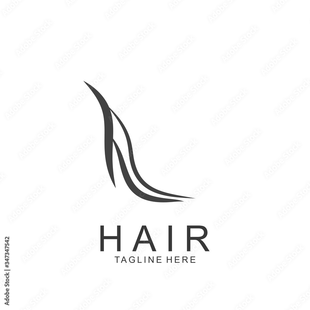 Obraz premium Modern Hair Salon Logo Design