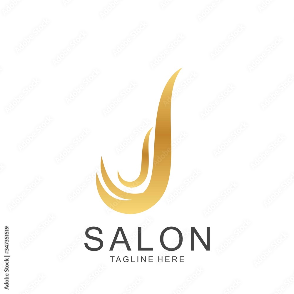 Modern Hair Salon Logo Design Modern Hair Salon Logo Design