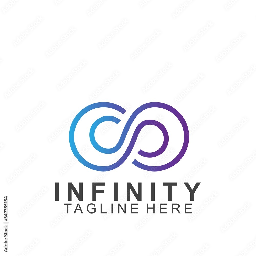 Premium infinity logo design Premium infinity logo design