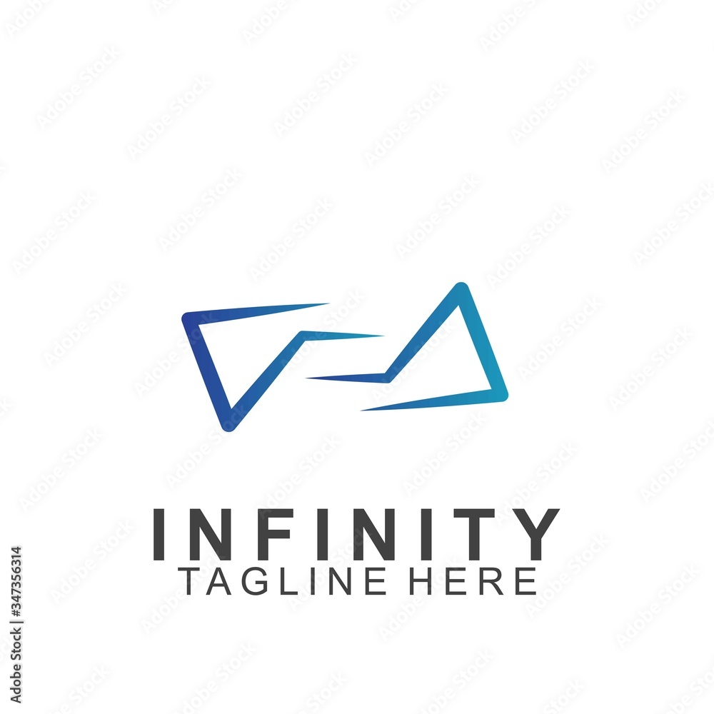 Premium infinity logo design Premium infinity logo design