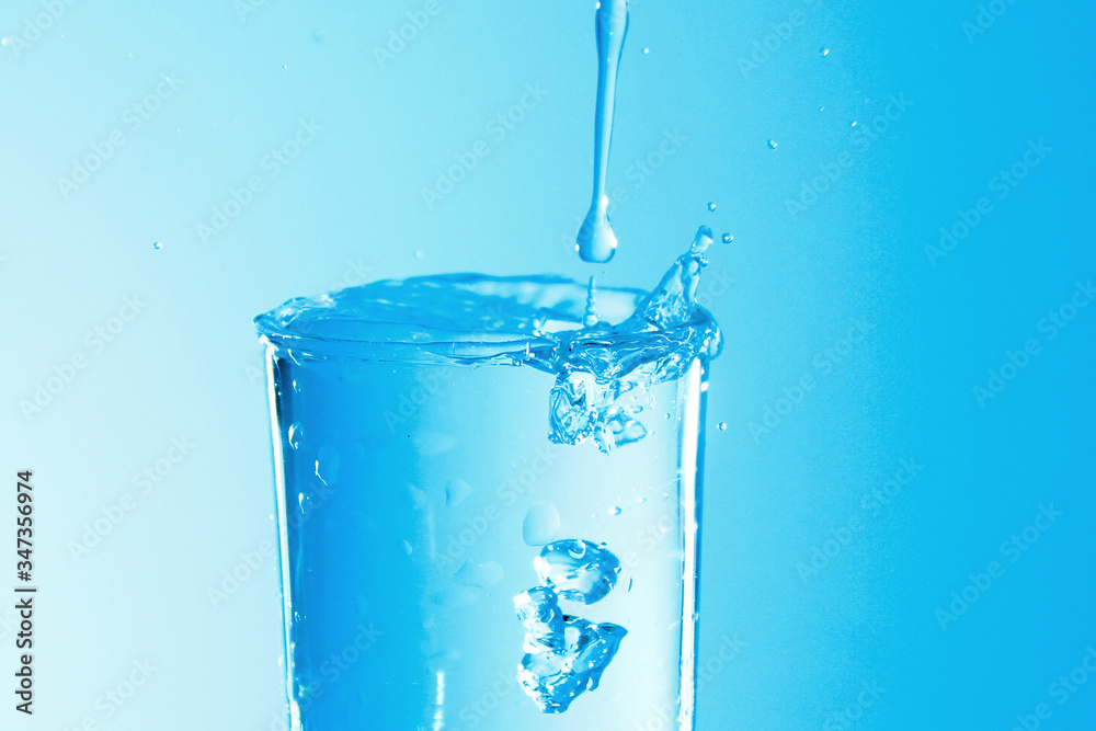 Glass of plain water Glass of plain water