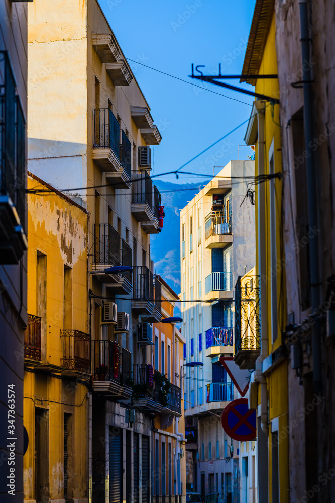 Fototapeta premium The picturesque town of Crevillente. Alicante province. Spain