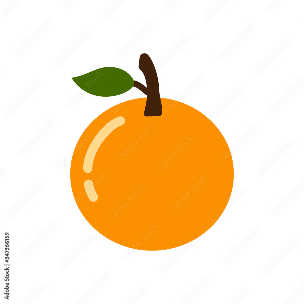 orange icon design, flat style trendy collection orange icon design, flat style trendy collection
