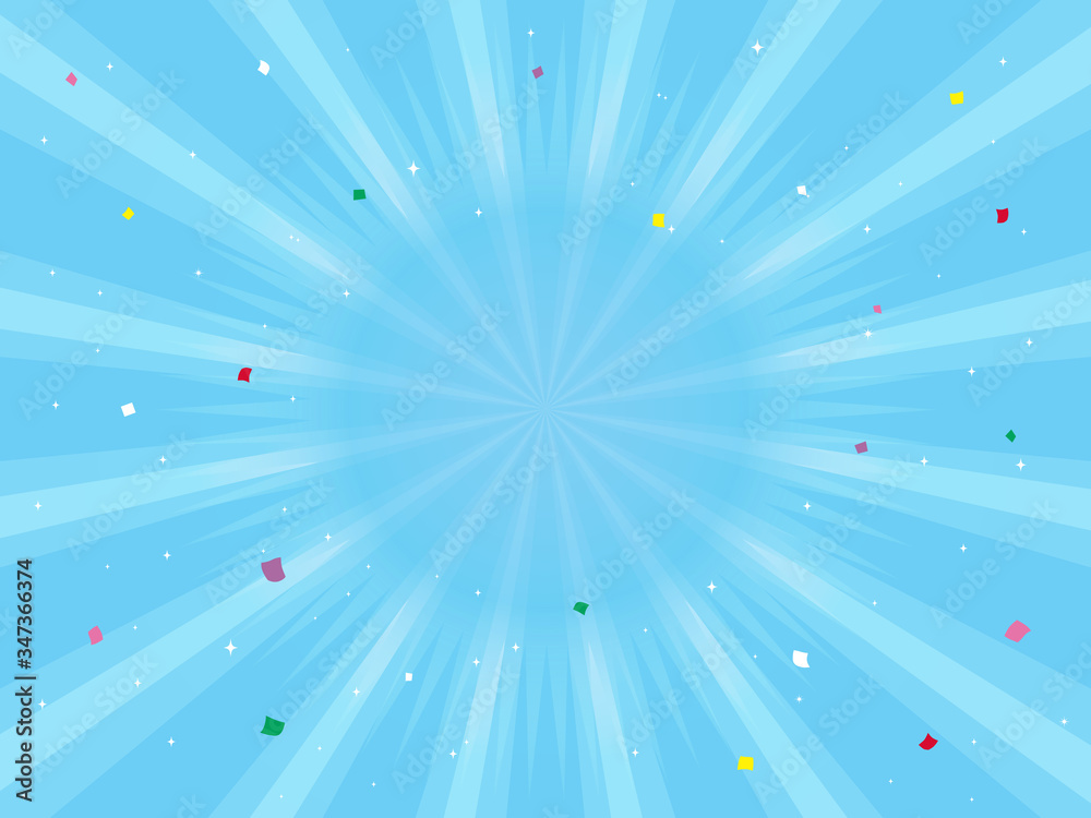 豪華な放射状 広告背景 ブルー Stock Vector Adobe Stock