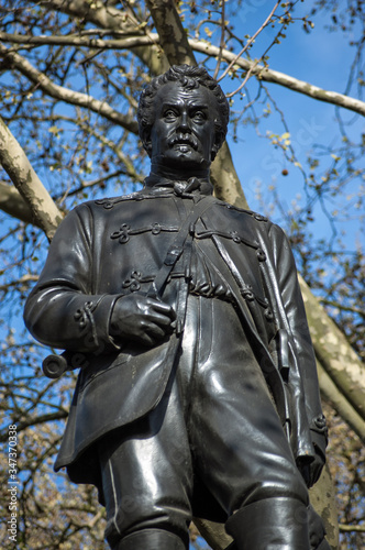 Field Marshall Lord Clyde statue, London © BasPhoto