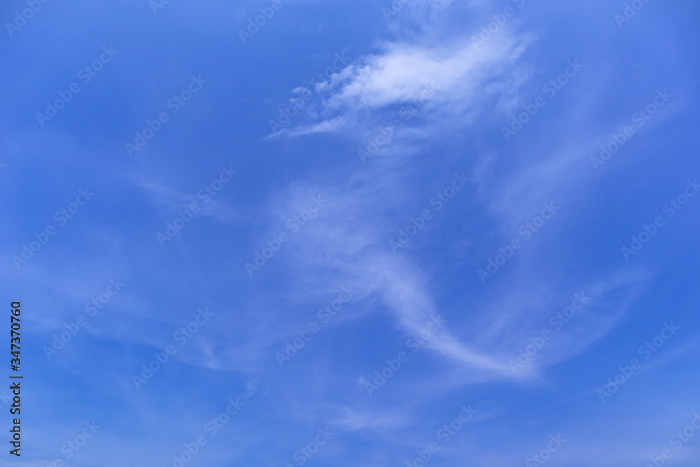 Cloud shape looks like a bird on blue sky Cloud shape looks like a bird on blue sky