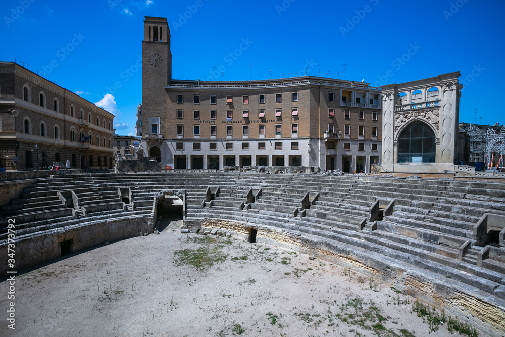 Roman amphitheater, Lecce, Italy