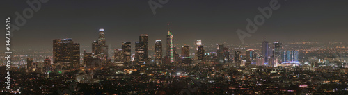 Photography Los Angeles night panorama