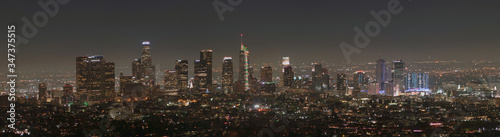 Los Angeles night panorama