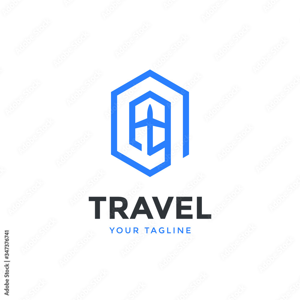 Template logo for travel agency vector design Template logo for travel agency vector design